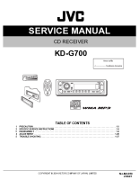 JVC KDG-700-Service-Manual